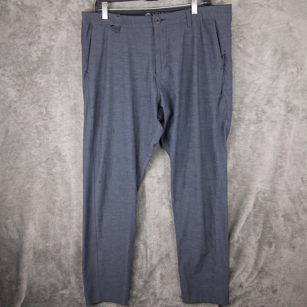Vuori Aim Pant Mens 36 Charcoal Grey Heather Performance Stretch Chino V431